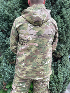 Куртка чоловіча тактична на флісі Мультикам ЗСУ (ЗСУ) L 8662 хакі - зображення 4