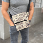 Тактична сумка - планшет із кобурою через плече чоловіча барсетка піксель Tactica Tablet Pixel - зображення 1
