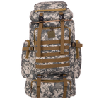 Рюкзак тактический рейдовый Zelart 9188 объем 35 литров Grey-Camouflage - изображение 3