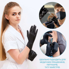 Нитриловые перчатки Medicom SafeTouch® Black (5 грамм) без пудры текстурированные размер M 1000 шт. Черные - изображение 5