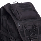 Штурмовой тактический рюкзак армейский военный походный для охоты 23 литра 45 х 32 х 15,5 см SILVER KNIGHT черный АН9900 - изображение 4