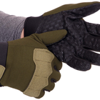 Захисні тактичні військові рукавички без пальців для полювання риболовлі PRO TACTICAL оливкові АН8791 розмір XL - зображення 3