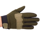 Защитные тактические военные перчатки без пальцев для охоты рыбалки PRO TACTICAL оливковые АН8791 размер XL - изображение 5