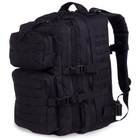 Штурмовой тактический рюкзак армейский военный походный для охоты 25 литров 43 x 25 x 14 см SILVER KNIGHT черный АНLK2021 - изображение 1