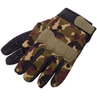 Защитные тактические военные перчатки без пальцев для охоты рыбалки PRO TACTICAL камуфляжные АН8791 размер L - изображение 6