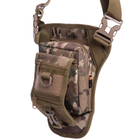 Маленькая тактическая нейлоновая сумка на пояс плечо военная охотничья для мелочей SILVER KNIGHT камуфляж АН176 - изображение 3