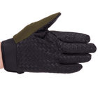 Захисні тактичні військові рукавички без пальців для полювання риболовлі PRO TACTICAL оливкові АН8791 розмір L - зображення 4