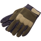 Захисні тактичні військові рукавички без пальців для полювання риболовлі PRO TACTICAL оливкові АН8791 розмір L - зображення 6