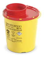 Контейнер для сбора игл и мед. отходов AP Medical PBS емкость 1,5 л. с PP, круглый (00286) - изображение 1