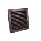 Решетка вентиляционная пластиковая AirRoxy AKUSzS 170x170 диаметр 125 brown коричневый 02-254