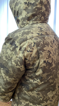 Куртка бушлат зимний военный, бушлат зимовий куртка військова піксель ЗСУ, розмір 62, Bounce HS-RD-0062 - зображення 6