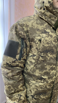 Куртка бушлат зимний военный, бушлат зимовий куртка військова піксель ЗСУ, розмір 62, Bounce HS-RD-0062 - зображення 7