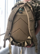 Военный тактический штурмовой рюкзак MIL-TEC из Германии койот для военных ЗСУ - изображение 5