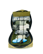 Аптечка військова тактична із системою швидкого зривання вмісту Medical Kit-2 ТМ Signal, підсумок український піксель (зелений) - зображення 7