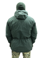Тактична куртка хакі зсу чоловіча, зимова утеплена з капюшоном Розмір 48-50 зріст 167-179 - зображення 8
