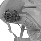 Крепление адаптер на шлем для активных наушников зажимное черное - изображение 4