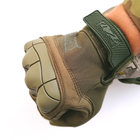 Тактичні сенсорні рукавички порожнисті Mechanix M-Pact Олива M (E-0011-1) - зображення 4