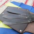 Набір ножів метальний "Вітер" ручної роботи з чохлом - зображення 4