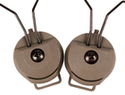 Кріплення для активних навушників FMA EX Headset and Helmet Rail Adapter Set GEN1 DE Coyote - зображення 4