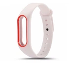 Силиконовый ремешок Primo для фитнес-браслета Xiaomi Mi Band 2 White/Red