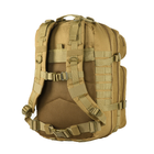 Тактичний штурмовий військовий рюкзак ES Tactics 40L літрів Койот 52x32x27 (9005) - зображення 3