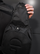 Тактическая нагрудная сумка BEZET 6215 Черная (2000134562472) - изображение 14