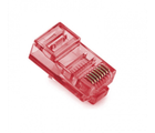 Конектор Merlion RJ-45 8P8C UTP Cat-5 (100 шт - уп.) Q100 Red в тубі