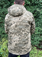 Куртка-бушлат военная мужская тактическая ВСУ (ЗСУ) Пиксель 8721 50 размер хаки - изображение 7
