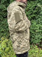 Куртка-бушлат военная мужская тактическая ВСУ (ЗСУ) Пиксель 8722 54 размер хаки - изображение 6