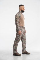 Тактична Осіння військова форма комплект костюм, (Убакс + Штани), Камуфляж "Мультикам", Розмір: XXL - зображення 2