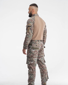 Тактична Осіння військова форма комплект костюм, (Убакс + Штани), Камуфляж "Мультикам", Розмір: XXL - зображення 6