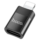 Переходник Hoco UA17 Lightning Male to Type-C Female Черный