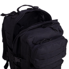 Военный тактический рюкзак штурмовой SILVER KNIGHT 25 л Размер 43 x 25 x 14 см Оксфорд Черный (LK2021) - изображение 8
