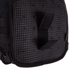 Прочная тактическая сумка рюкзак через плечо военная однолямочная из ткани SILVER KNIGHT Черная (098) - изображение 5