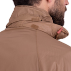 Легкая мужская ветровка куртка непромокаемая весенняя осенняя спортивная тактическая Pro Tactical Хаки (3448) XL - изображение 8
