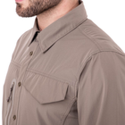 Чоловіча тактична військова сорочка з довгим рукавом Pro Tactical непромокальна Поліестер Хакі (7188) XL - зображення 8