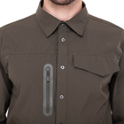 Чоловіча тактична військова сорочка з довгим рукавом Pro Tactical непромокальна Поліестер Оливкова (7188) 3XL - зображення 7