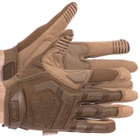 Тактичні рукавички військові з закритими пальцями і накладками Механікс MECHANIX MPACT Хакі (BC-5622) М - зображення 1