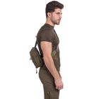 Тактический рюкзак с одной лямкой SILVER KNIGHT Сумка слинг Полиэстер Оливковый (YQS-13) - изображение 6