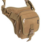 Тактическая сумка на бедро SILVER KNIGHT Военная 25 х 18 см Нейлон Оксфорд 900D Хаки (TY-9001) - изображение 2