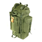 Тактичний туристичний рюкзак 75 літрів олива Кордура 900 ден. Армія риболовля туризм 155 SV - зображення 5
