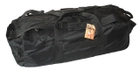 Тактична міцна сумка рюкзак 75 літрів. Експедиційний баул. Чорний. ВСУ полювання спорт туризм риболовля 177 SV - зображення 2