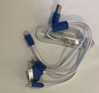Usb для универсал косичка плоский 4 в 1 (4G, 5G, Micro, Mini)