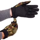 Тактические перчатки для военных Перчатки с закрытыми пальцами для охоты TACTICAL Полиэстер Камуфляж (BC-8791) XL - изображение 2