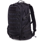 Тактичний рюкзак військовий штурмовий SILVER KNIGHT 16 л Нейлон Оксфорд 40 х 26 х 15 см Чорний (TY-9332) - зображення 3