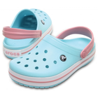 Сабо Crocs Crocband 37 р 23.2-24 см Голубые с белым 11016-4S3-M5/W7 Ice Blue/White