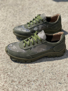 Кроссовки женские тактические ShoesBand Хаки Натуральный нубук с текстильной сеткой 36 (23,5 см) (S32011) - изображение 6