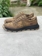 Кросівки чоловічі тактичні ShoesBand Коричневі Натуральний нубук з текстильної сіткою 41 (27 см) (S32001-1) - зображення 4