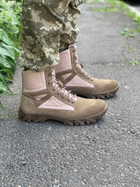 Берцы мужские тактические ShoesBand Песочные Натуральный сверхпрочный нубук 46 (30-30,5 см) (S84151) - изображение 1