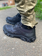 Кросівки чоловічі тактичні ShoesBand Чорні Натуральна шкіра з текстильною сіткою 44 (29,0 см) (S84141) - зображення 3